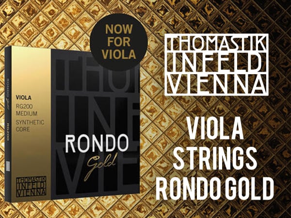Thomastik-Infeld Viola Strings “RONDO GOLD” Now Available!