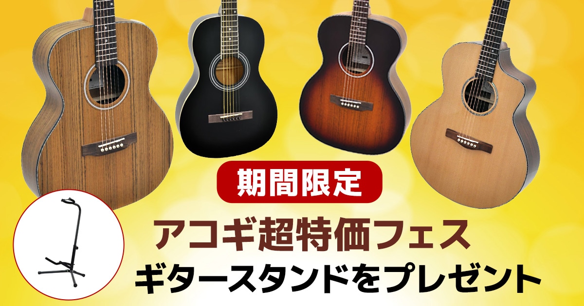 期間限定】アコギ超特価フェス開催中！｜サウンドハウス