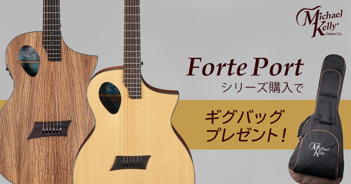 Michael Kelly Guitars Forte Portシリーズ購入でギグバッグを