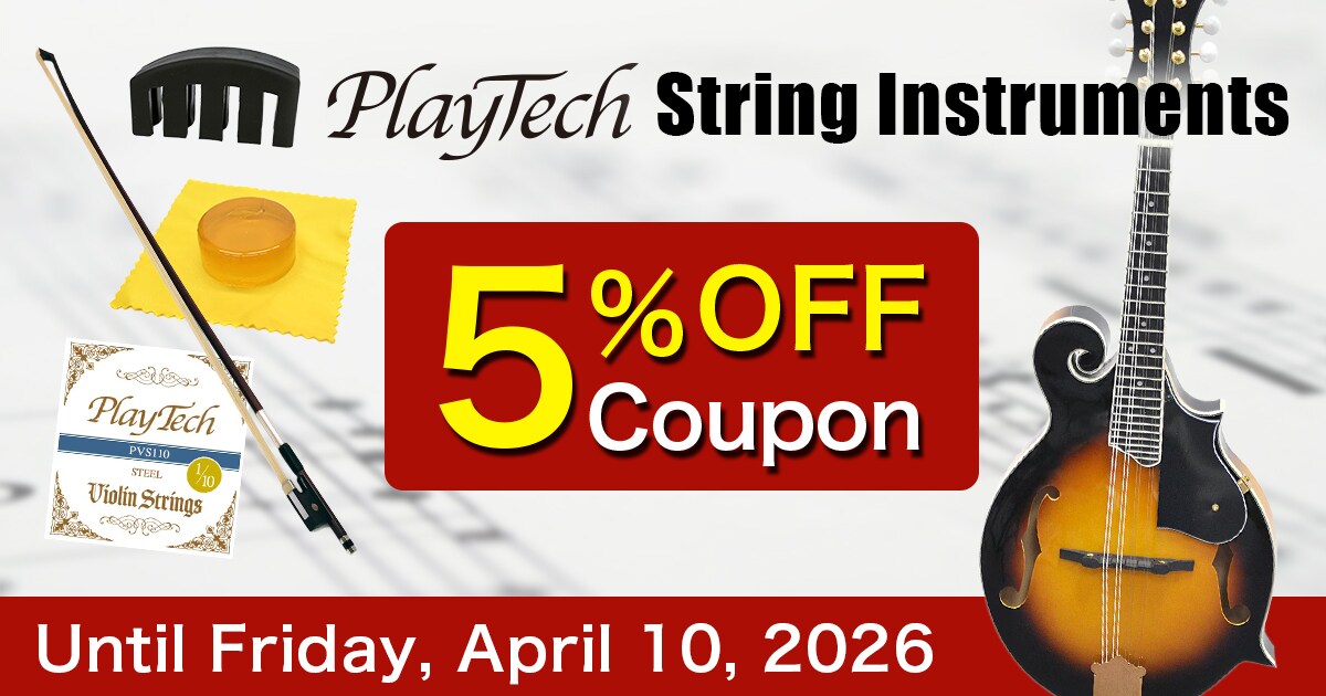 [Limited Time Offer] PLAYTECH String Instruments 5% OFF Coupon ...