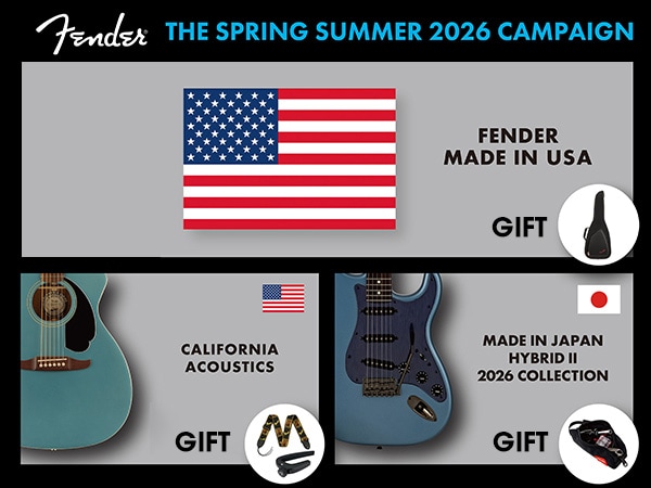 Fender Launches the “Spring/Summer 2026 Campaign”!