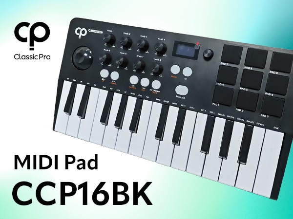 CLASSIC PRO / CCP16BK MIDI Pad Now Available!