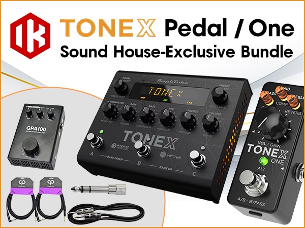 [Limited Quantity] A deluxe Sound House-exclusive bundle is now available for the popular “TONEX” amp simulator series!