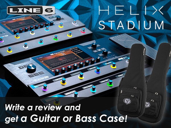 [Great Giveaway] Write a review of the Line 6 Helix Stadium series for a chance to win a guitar or bass case! [Everyone who enters receives a prize]