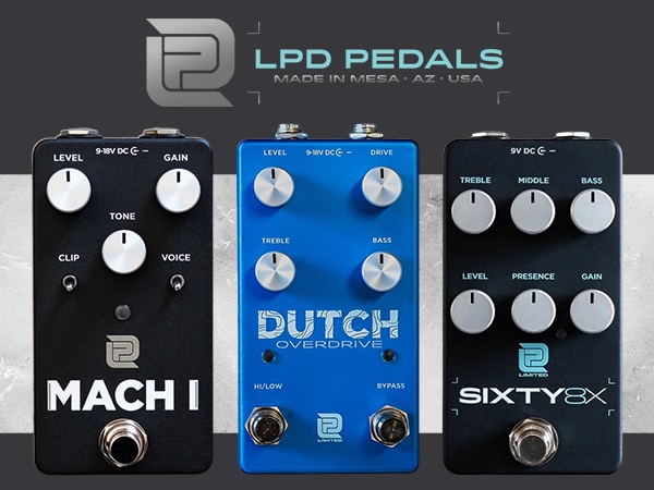 LPD PEDALS is releasing three new models at once, each packed with the brand’s signature sound!