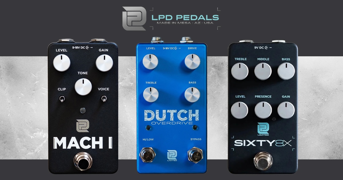 LPD PEDALSより、こだわりのトーンを凝縮した最新3モデルが一挙登場