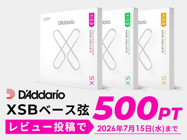 DADDARIO / XSB ベース弦 レビュー投稿で500ポイントプレゼント！