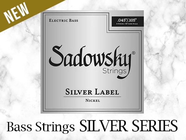 New "SILVER" Series Bass Strings Now Available from SADOWSKY!