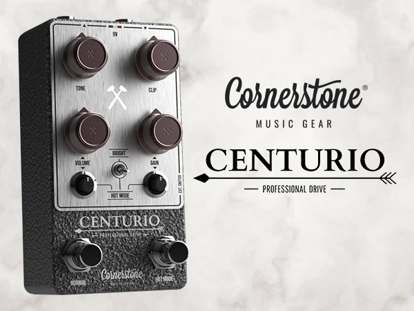 Cornerstoneより、伝説の回路を2チャンネル化し進化させた「Centurio」が発売！