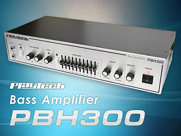 TUBE / SOLIDサウンドを自在にMIX！10バンドEQ搭載のベースアンプ「PBH300」が新登場