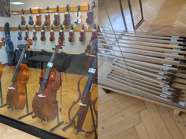 New Exhibits from SUZUKI VIOLIN and Sugito Bow Maker Added to the Sound House Orchestral Instruments Showroom!
