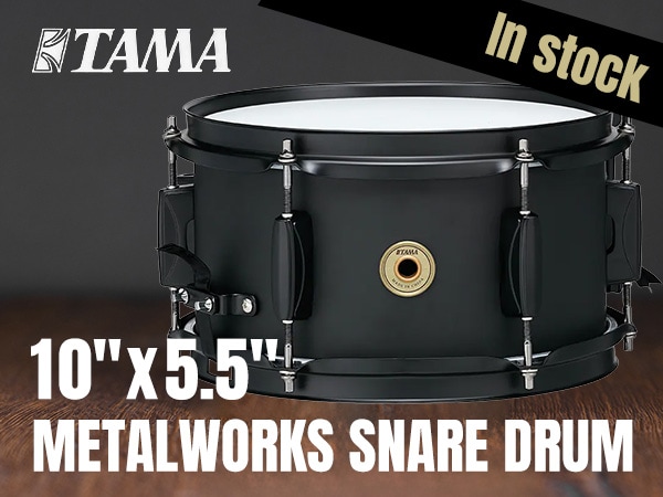 TAMA METALWORKS SNARE DRUM 10" x 5.5" Back in Stock!