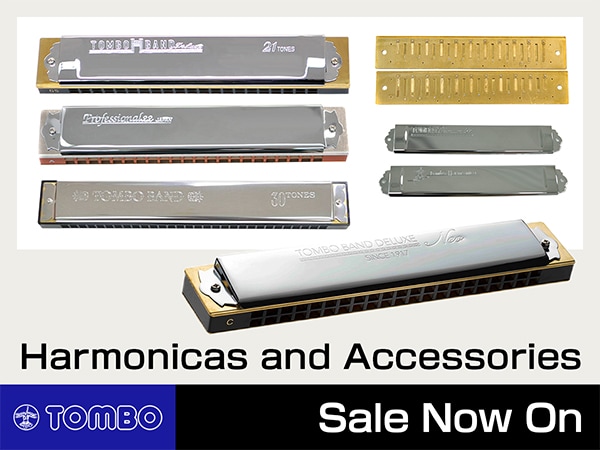 TOMBO Harmonicas and Accessories: While-Supplies-Last Sale Now On!