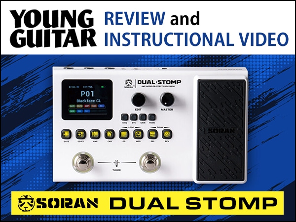 SORAN / Dual Stomp Featured in Young Guitar!