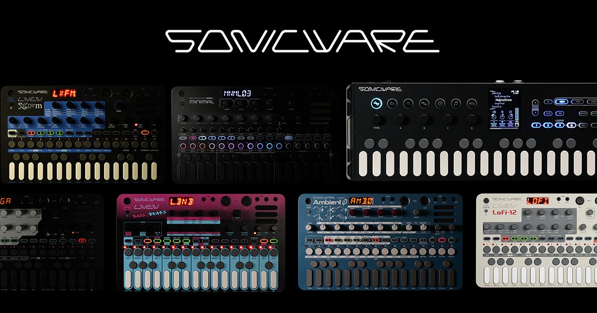 SONICWARE（ソニックウェア）の取り扱いを開始しました！｜サウンドハウス