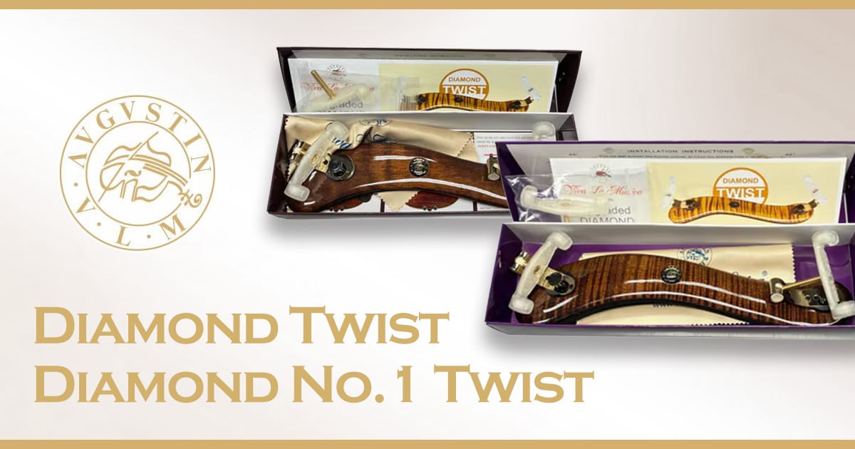 新製品】Viva La Musica 肩当て「Diamond Twist」「Diamond No.1 Twist