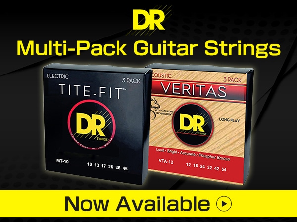 Great Savings in Bulk! DR Multi-Pack Guitar Strings Now Available!