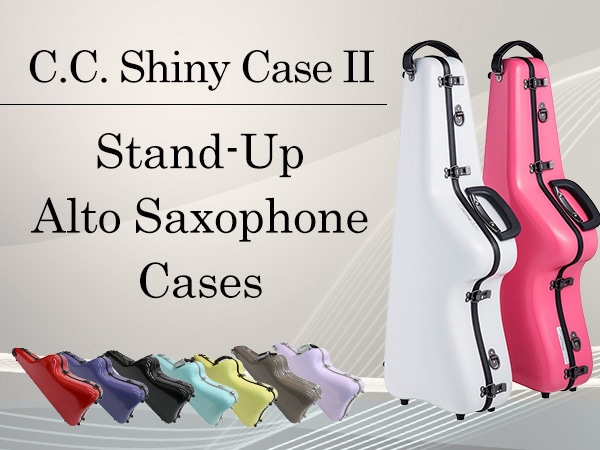 【Special Price】C.C. Shiny Case II Stand-Up Alto Saxophone Cases Now in Stock!