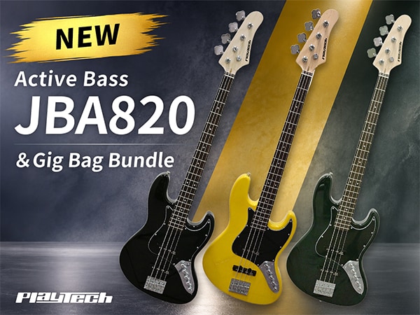[NEW ARRIVAL] PLAYTECH JBA820 Active Bass with 3-Band EQ Now Available, Along with a Gig Bag Bundle!