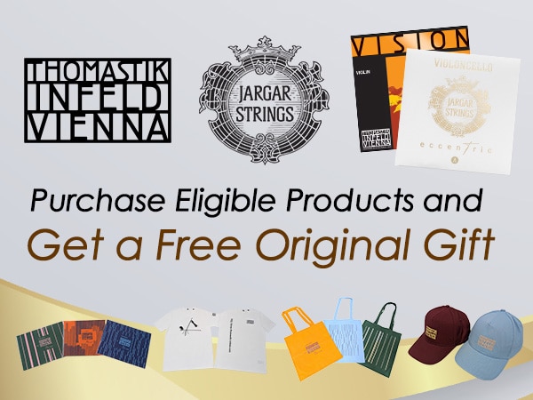 [While Supplies Last] Receive Exclusive Merchandise with the Purchase of Select Thomastik-Infeld and Jargar Products!