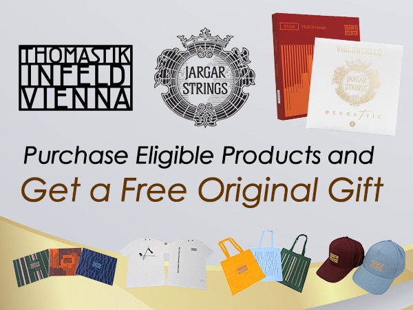 [While Supplies Last] Receive Exclusive Merchandise with the Purchase of Select Thomastik-Infeld and Jargar Products!