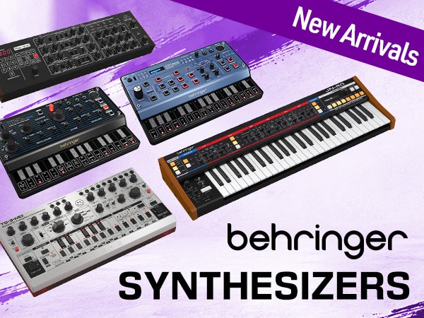 New Arrivals from BEHRINGER: JN-80, CZ-1 MINI & UB-Xa MINI!