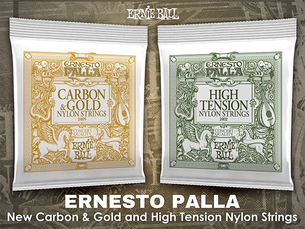[New Arrivals] ERNIE BALL Introduces New Models in the Ernesto Palla Classical Guitar String Series!