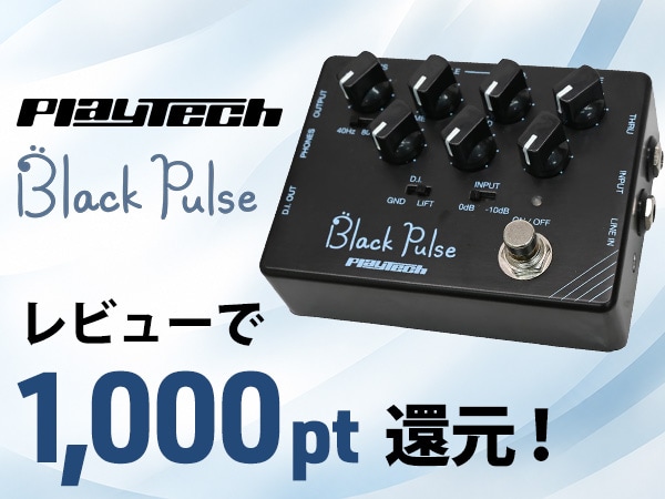 【レビューで1,000ポイント還元！】PLAYTECH Black Pulse レビューキャンペーン開催！