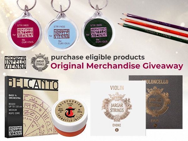 [October: First Come, First Served] Thomastik-Infeld & Jargar Original Merchandise Giveaway Campaign!