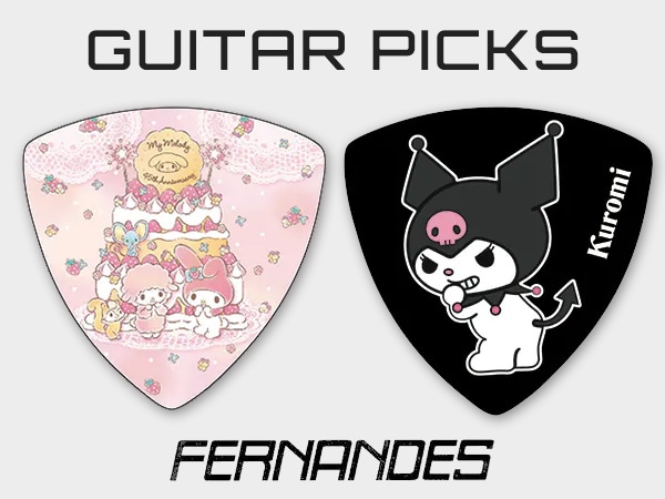 FERNANDES My Melody & Kuromi Guitar Picks Now Available!