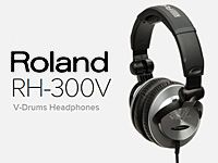 ROLANDより、V-Drums用モニターヘッドホン「RH-300V」が発売！
