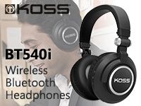 KOSSより、Bluetooth搭載ヘッドホン「BT540i」が登場！