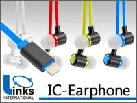 リンクスのLightningコネクタ接続イヤホン「IC-Earphone」取扱開始！