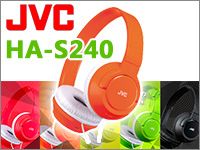 JVCのネオンカラー・ヘッドホン「HA-S240」全5カラー発売開始！