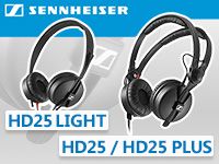 SENNHEISERの定番ヘッドホンがリニューアル「HD25 PLUS、HD25、HD25 LIGHT」の取扱開始！