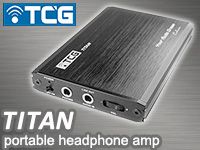 TCGのポータブル・ヘッドホンアンプ「TITAN」取扱開始！