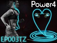 ブルーに光るPower4のイルミネーション・イヤホン「EP003TZ」取扱開始！