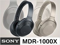SONYのワイヤレスNCヘッドホン「MDR-1000X」取扱開始！