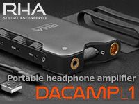 RHA初、ポータブルヘッドホンアンプ「Dacamp L1」発売！