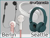 UrbanistaのBTヘッドホン「Seattle」、BTイヤホン「Berlin」取扱開始！