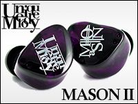 Unique Melodyの12BAユニット搭載カナル型イヤホン「MASON II」取扱開始！