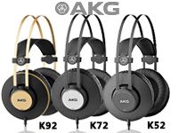AKGプロフェッショナルシリーズ・ヘッドホン「K92」「K72」「K52」取扱開始！