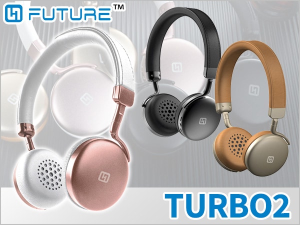 高音質でお洒落なワイヤレスヘッドホン、FUTURE/TURBO2発売！