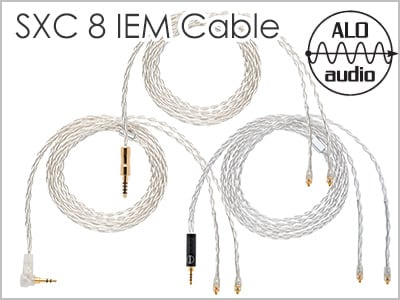ALO audio より、高級イヤホンケーブル「SXC 8 IEM Cable」発売