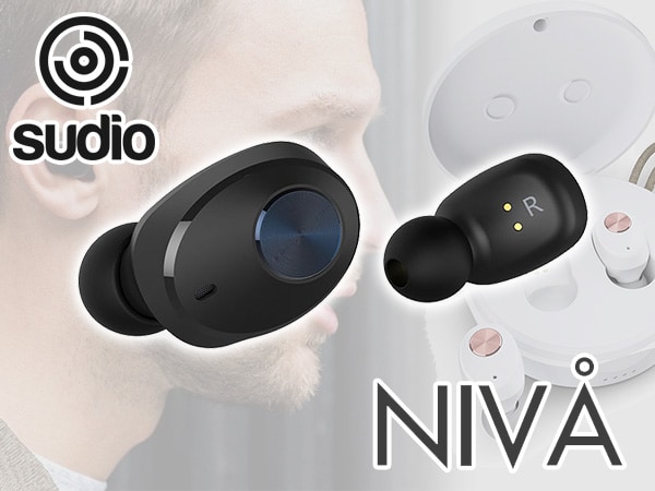 sudioより、完全ワイヤレスイヤホン「Niva」発売！