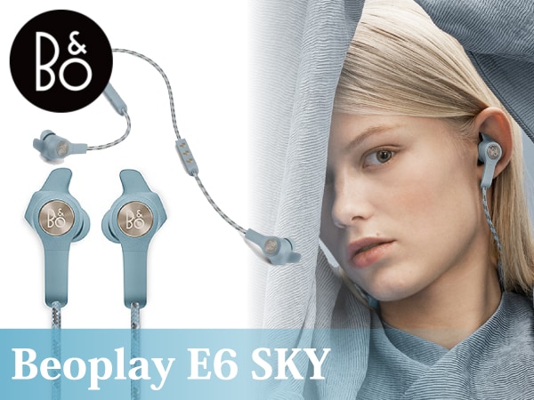 Bang&OlufsenワイヤレスイヤホンBeoplay E6に新カラー「スカイ」登場