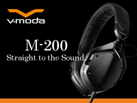 V-MODA releases M-200 high-resolution studio monitor headphones