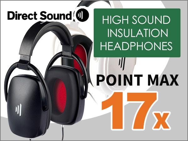 DIRECT SOUND High sound insulation headphones coupon for up to 17% points!