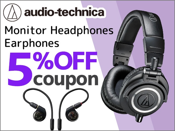 audio technica monitor headphones/earphones up to 5% OFF coupon!
