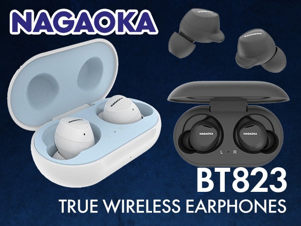 NAGAOKAより、Bluetooth5.0対応の完全ワイヤレスイヤホン・BT823発売